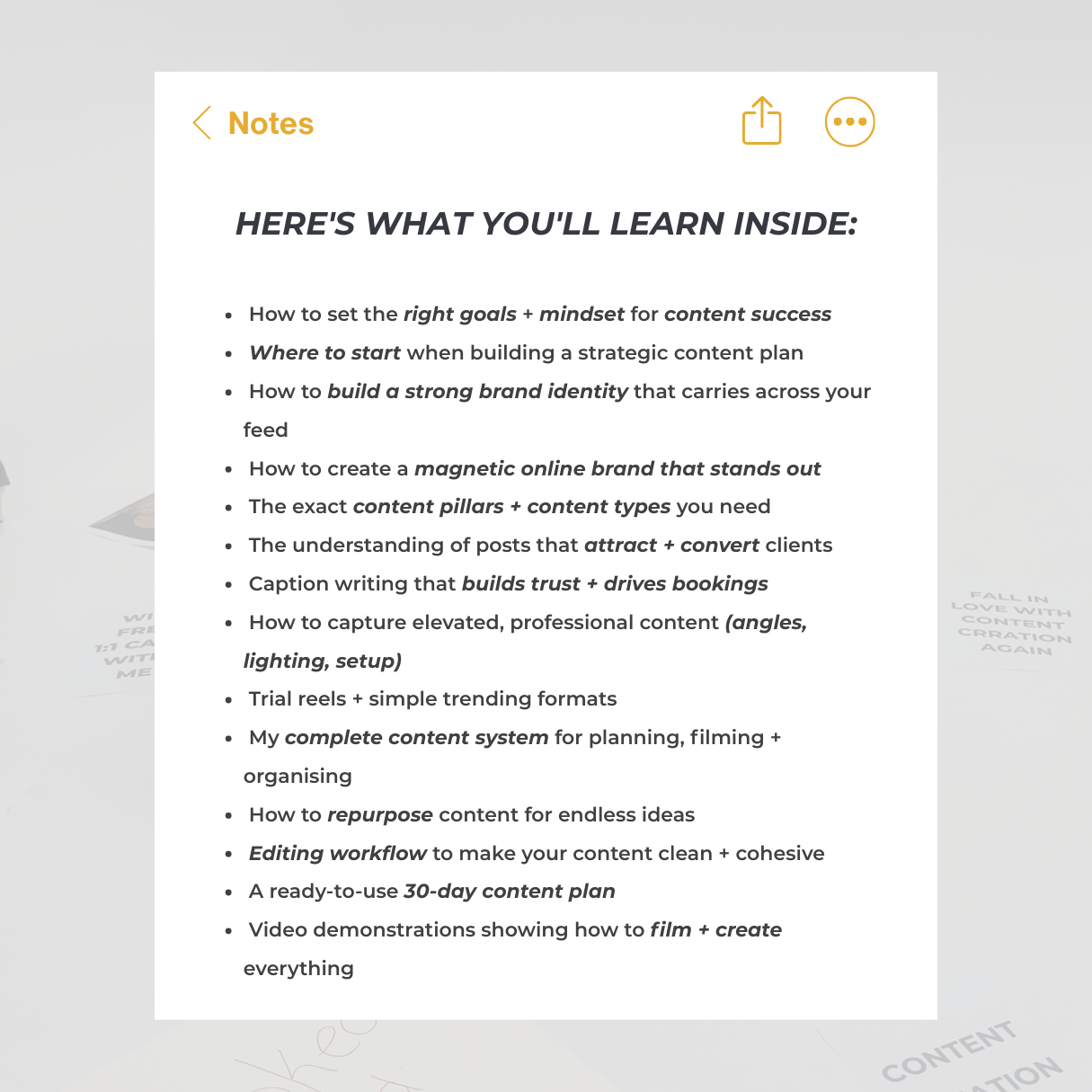 BOOKED & BRANDED: Plan, Create & Grow