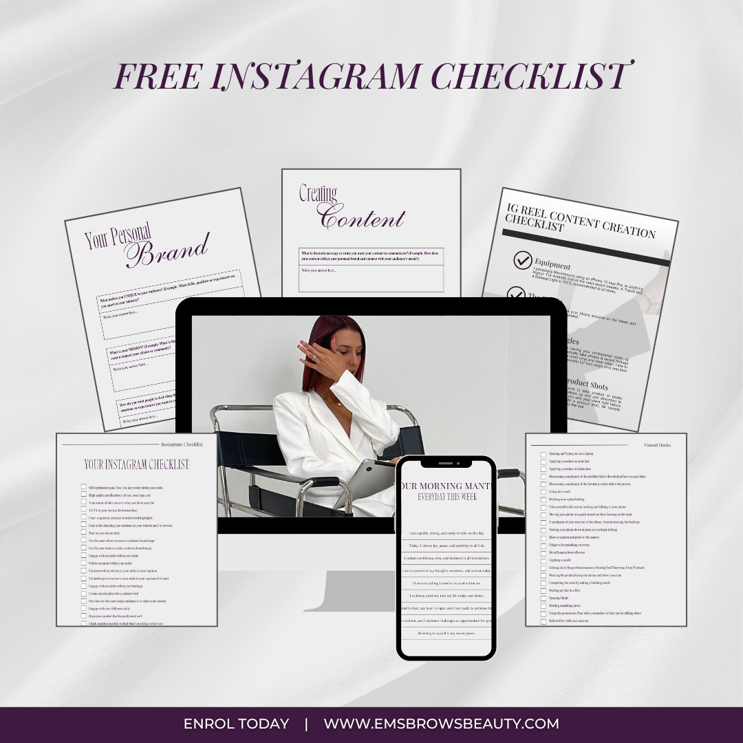 FREE Ultimate Instagram Mini Checklist